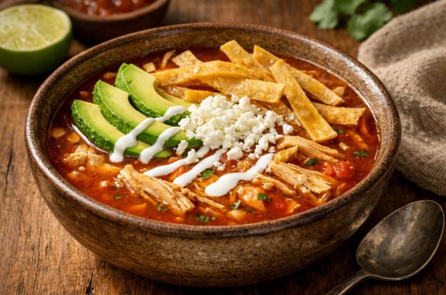 Receta de sopa de tortilla con pollo: deliciosa y lista en 30 minutos