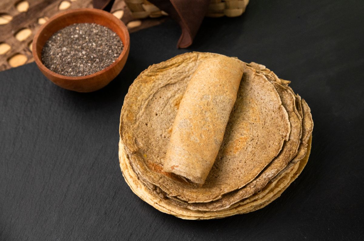 Receta de tortillas de chía