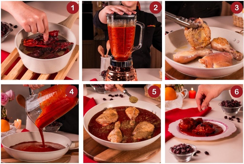 Arándanos deshidratados para resaltar las recetas de pollo