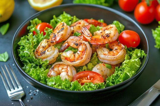 Cómo hacer la ensalada de camarones con queso parmesano en solo 5 pasos