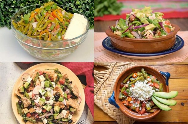 6 recetas de ensaladas mexicanas con nopales por menos de 70 pesos