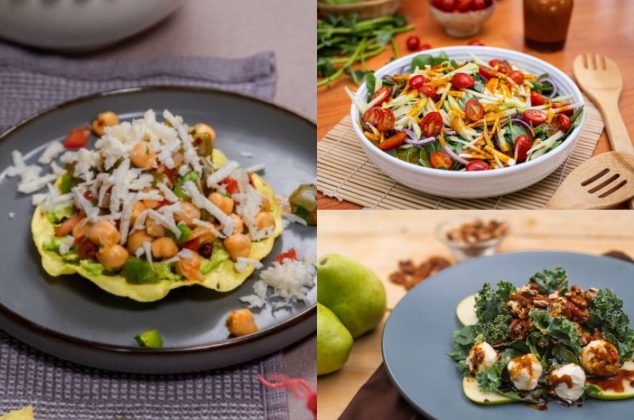 5 ensaladas fáciles y saludables que puedes preparar en menos de 15 minutos