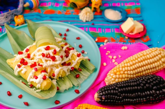 Tamales de elote dulces y esponjosos