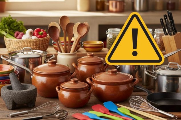 Estos utensilios de cocina contienen plomo según Profeco y así puedes identificarlos