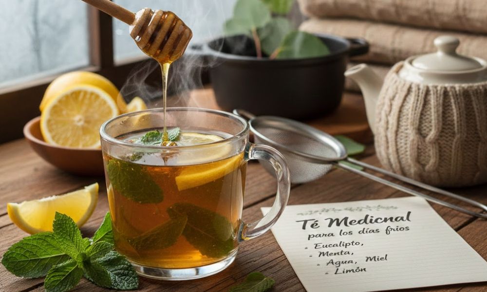 Cómo preparar un té de eucalipto y menta