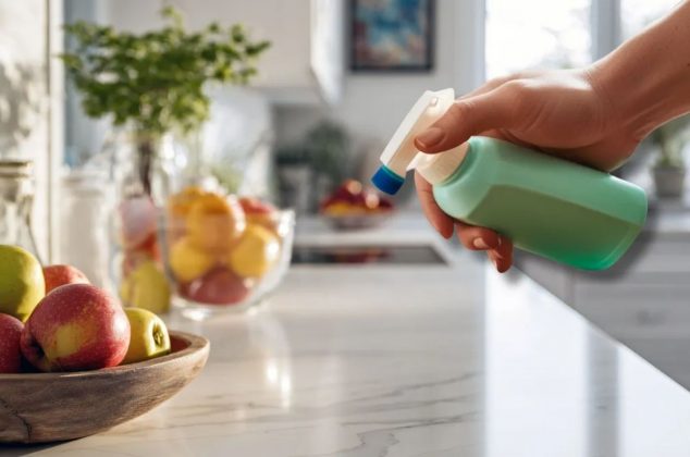 El truco de rociar alcohol con menta en la cocina: ¿Cómo hacerlo y qué problema común soluciona?