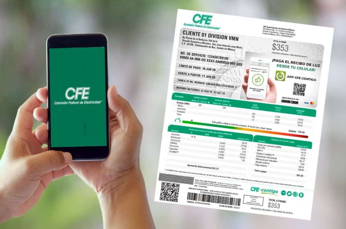 por qué subió el recibo de luz CFE