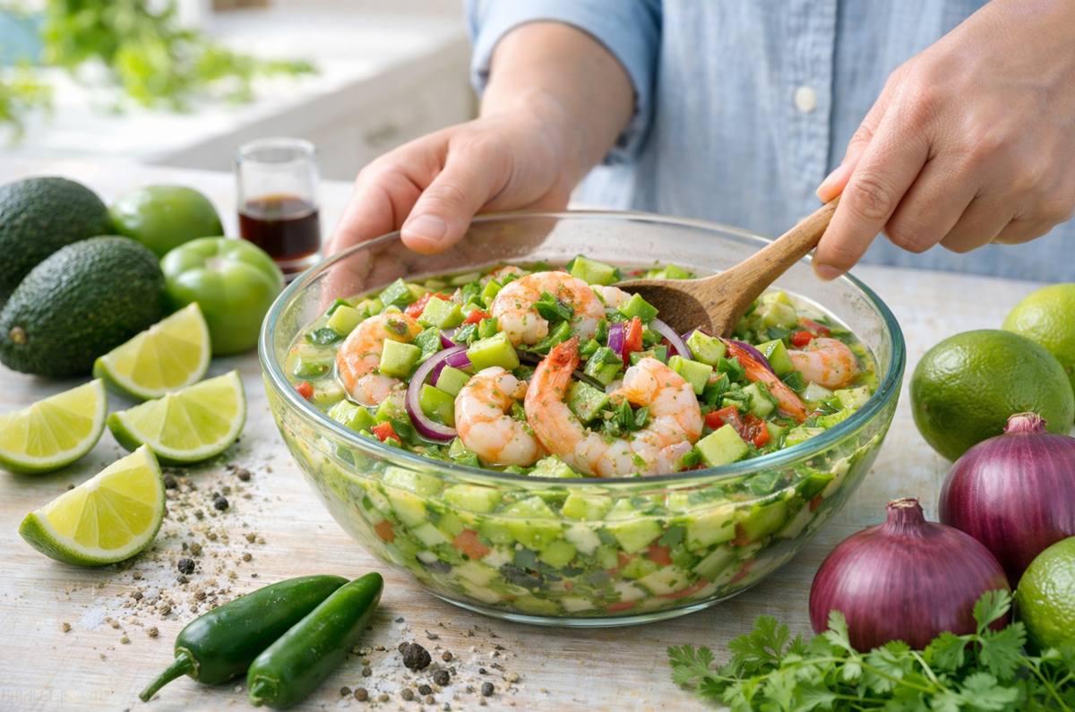 Ceviche verde para disfrutar