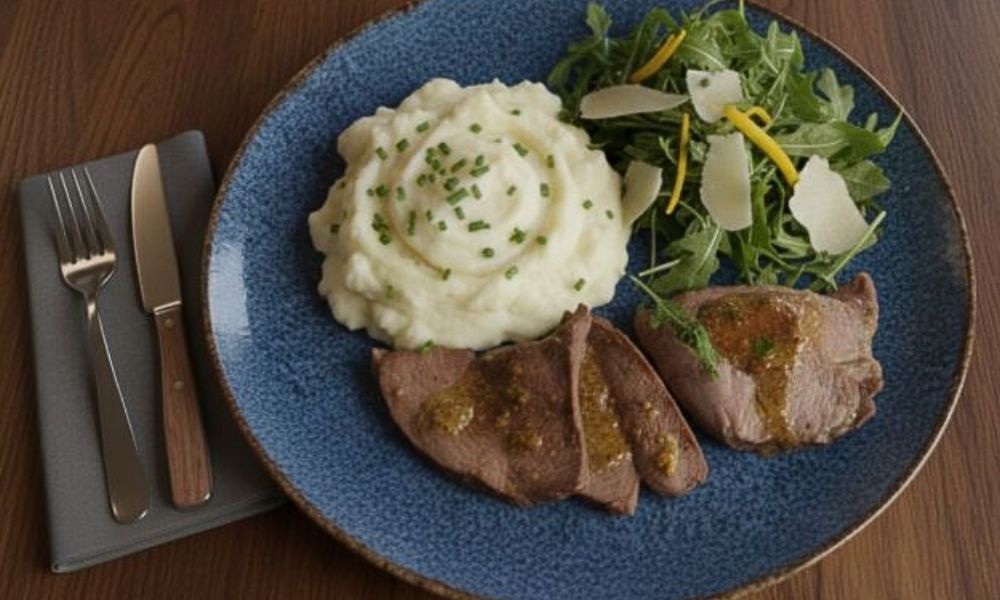 Receta de bistec con salsa de miel y mostaza