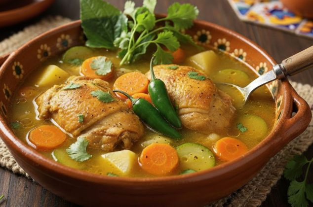 Receta de caldo de pollo estilo Nayarit ¡en menos de 30 minutos!