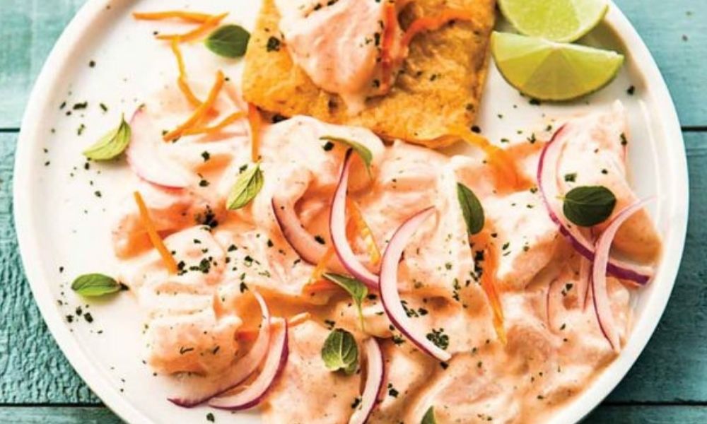 Receta de ceviche cremoso de pescado