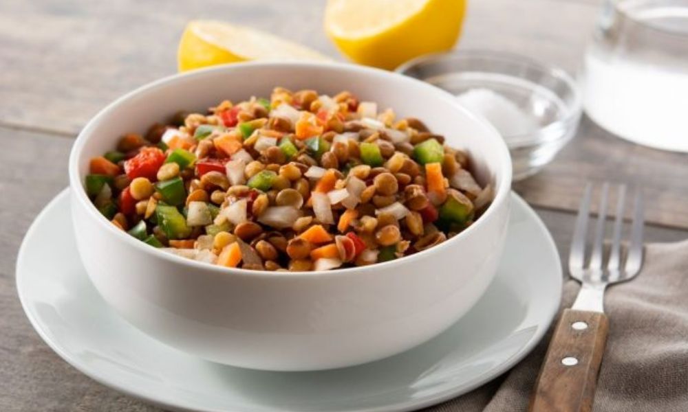 Receta de ceviche de lentejas