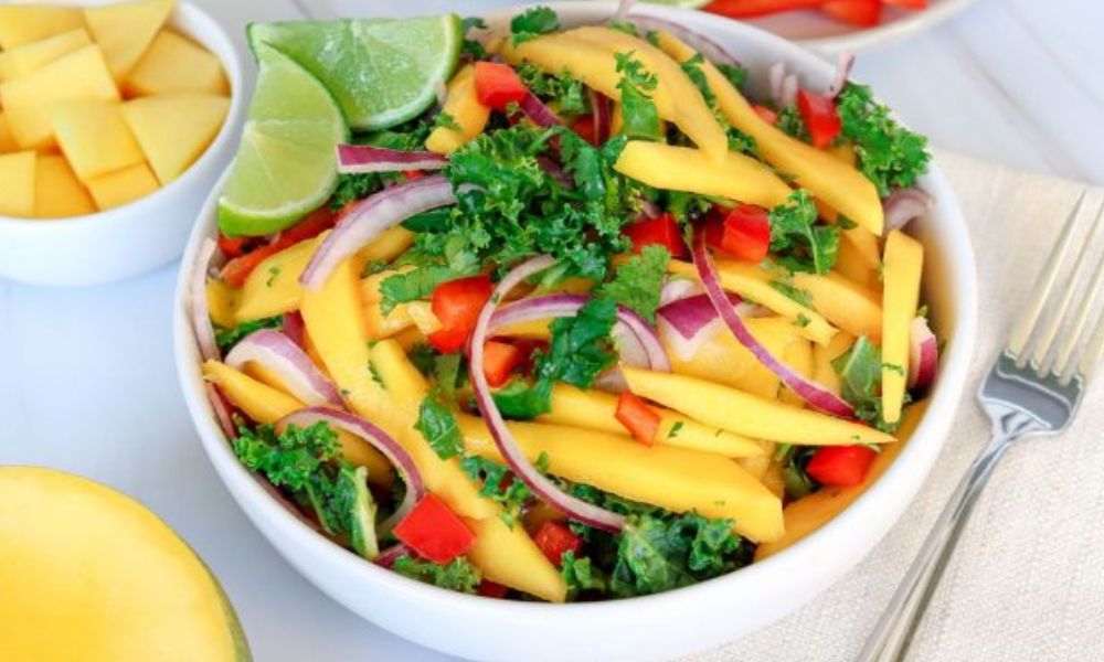 Receta de ensalada de mango con jugo de lima