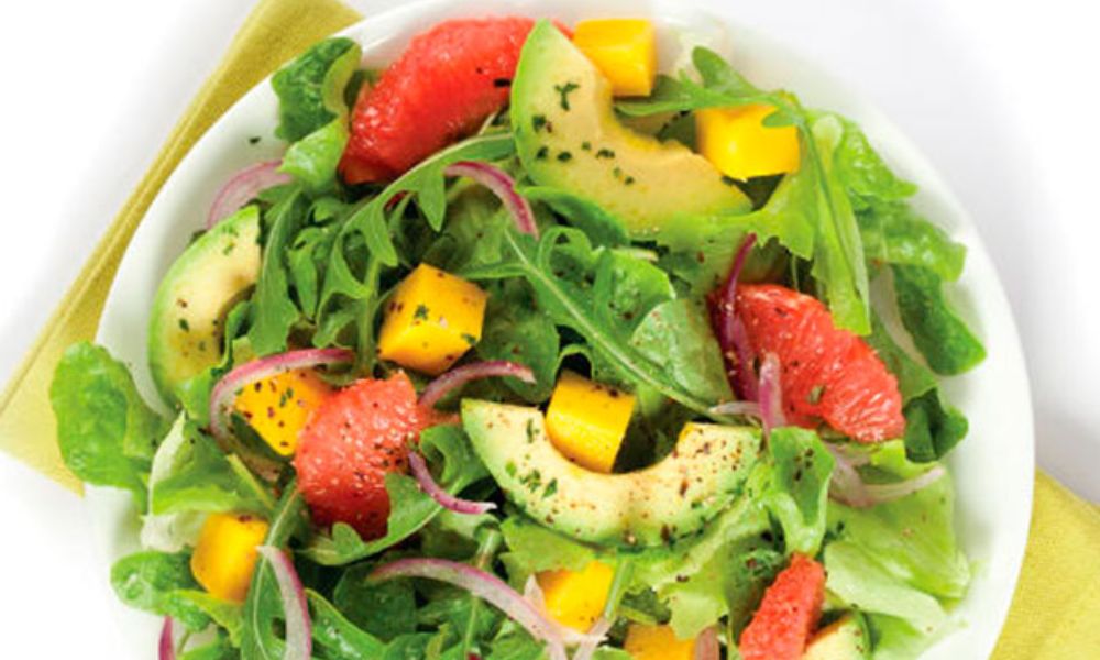 Receta de ensalada de mango y aguacate