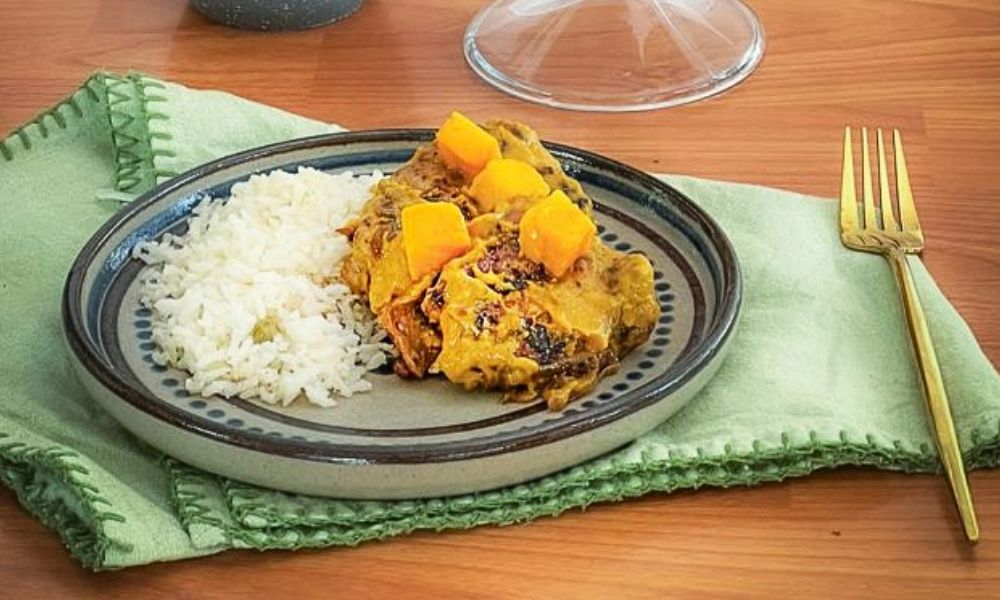 Receta de muslos de pollo en salsa de mango