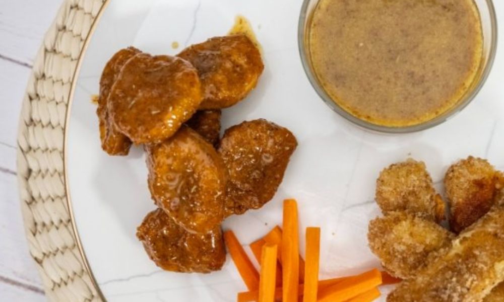 Receta de nuggets bañados en salsa de mostaza y miel