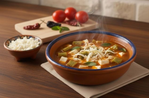 Receta de sopa de nopales con queso ¡en menos de 30 minutos!
