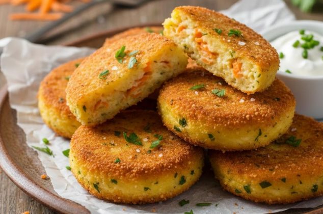 Receta de tortitas de papa y zanahoria ¡en solo 3 pasos!