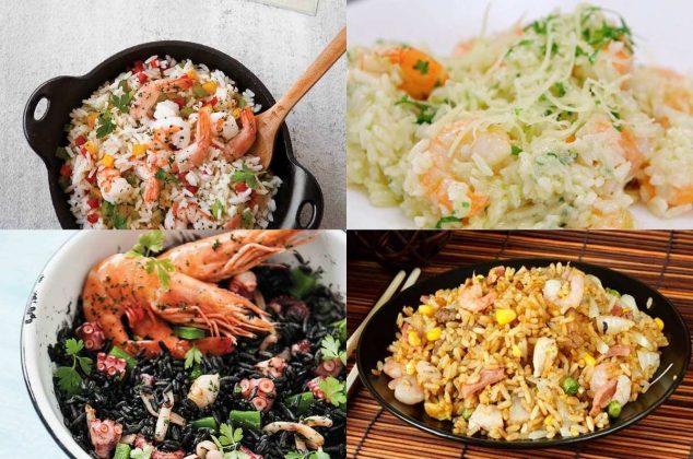 5 recetas de arroz con camarones por menos de 100 pesos