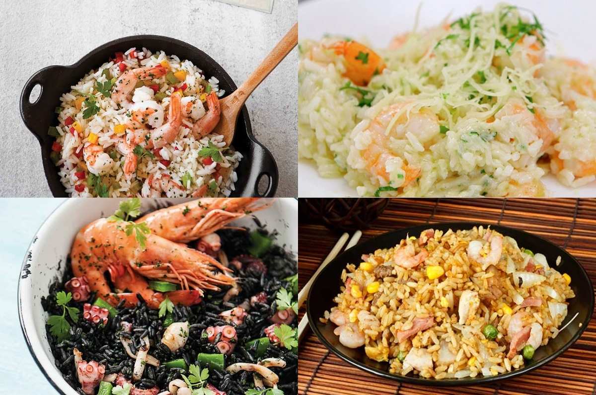 5 recetas de arroz con camarones por menos de 100 pesos