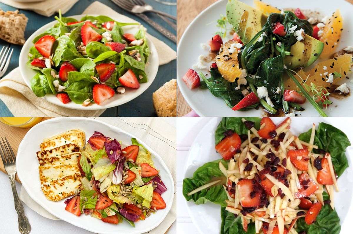 6 recetas de ensaladas mexicanas con fresas por menos de 70 pesos