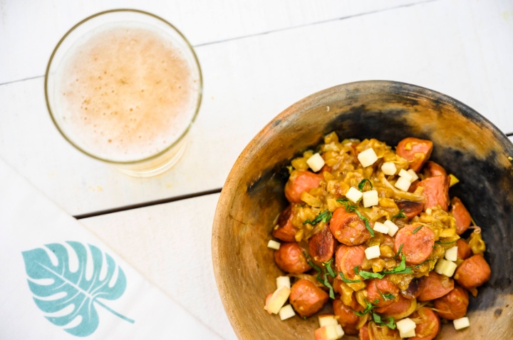 Salchichas estofadas