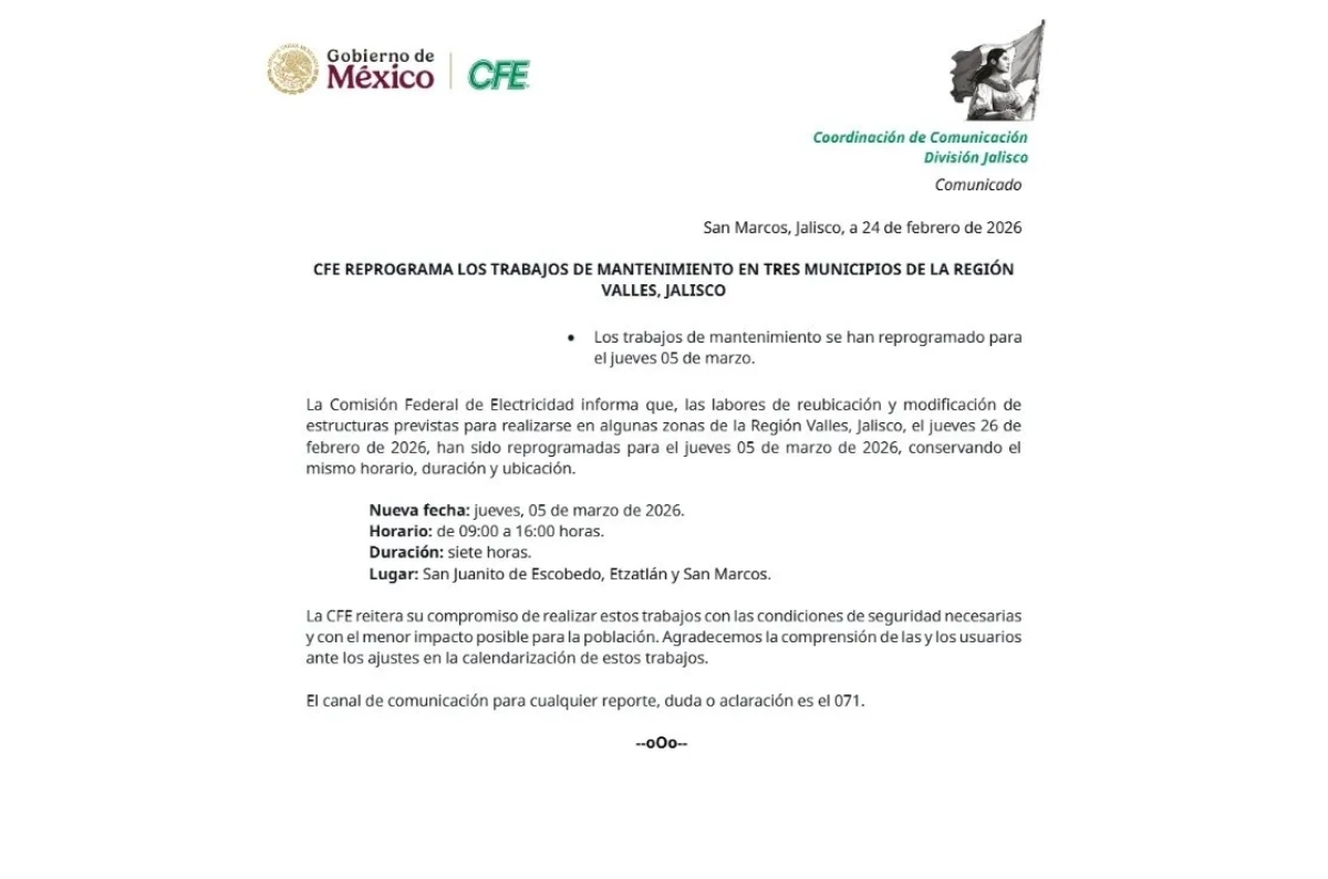 cfe apagón 5 de marzo 