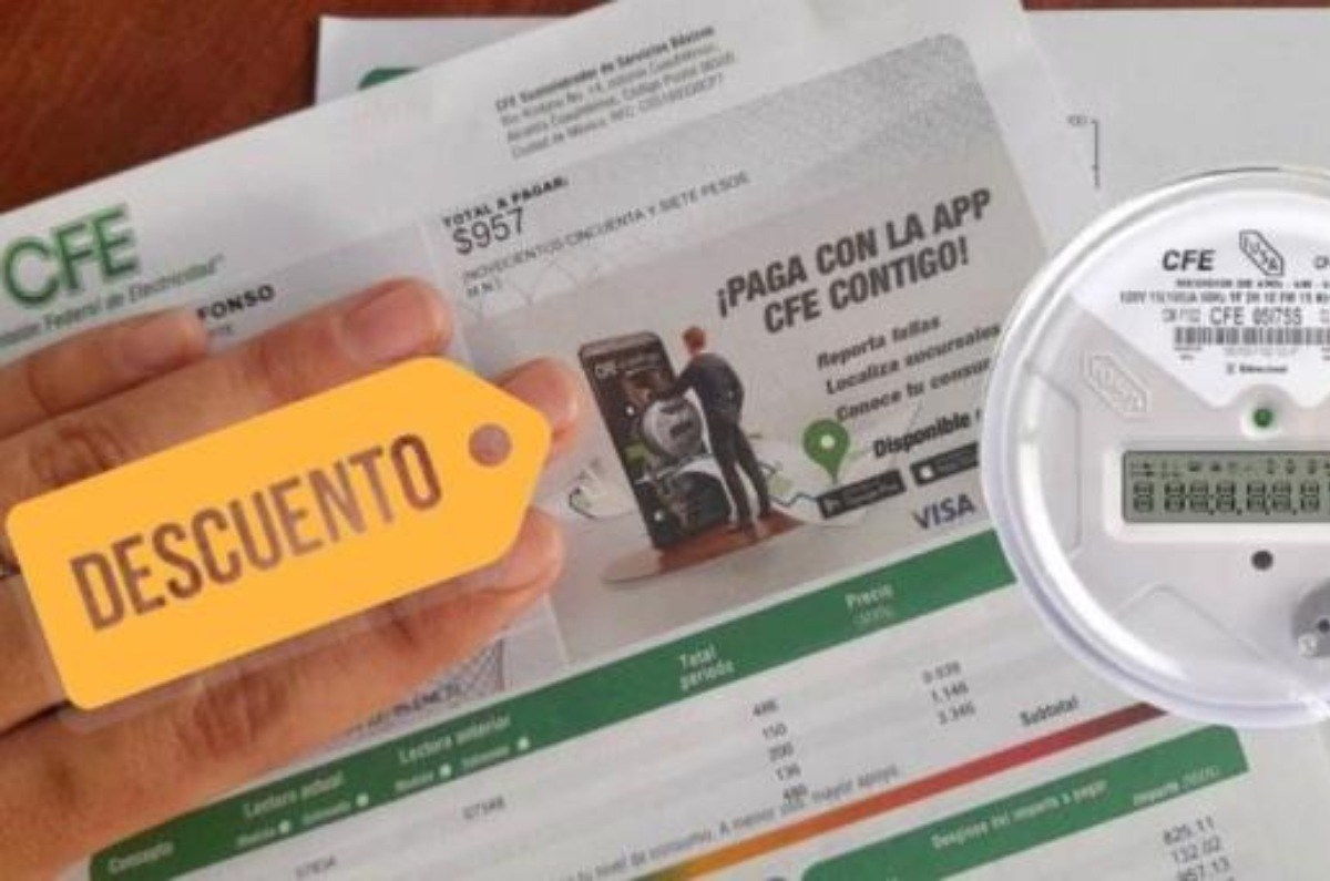 descuento de la CFE en abril 