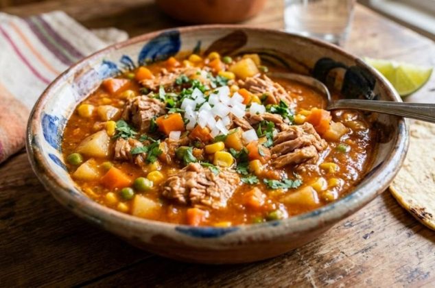 Receta de estofado de atún estilo Sonora ¡en solo 8 pasos!