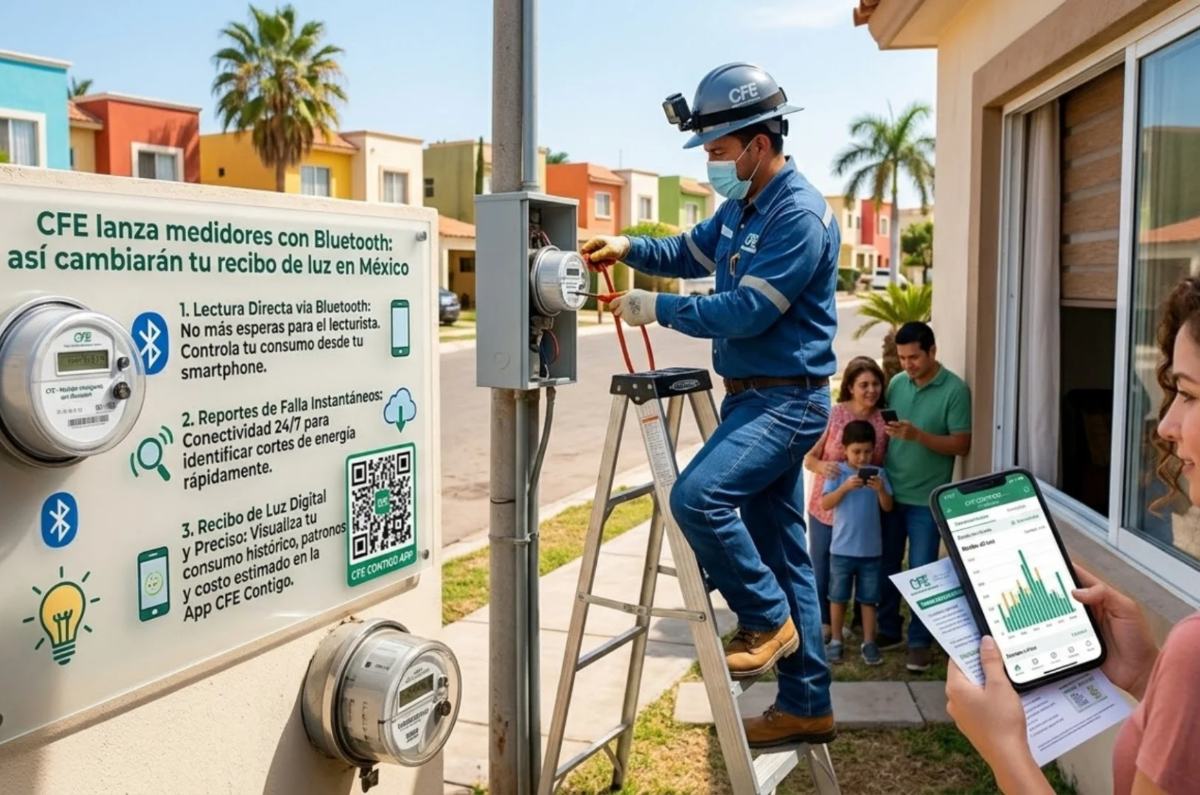 medidores cfe bluetooth