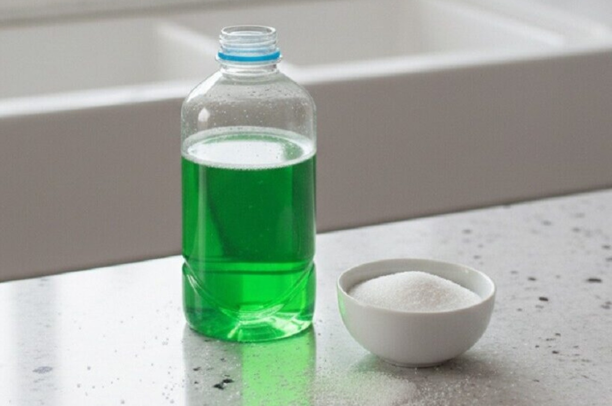 por que debes mezclar detergente y azúcar