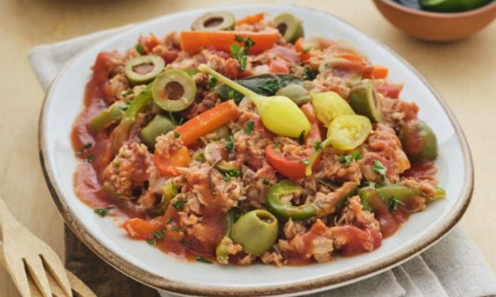 Receta de atún a la veracruzana