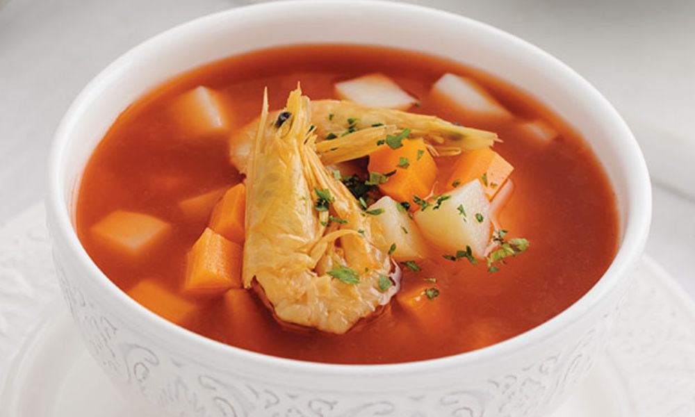 Receta de caldo de camarón tradicional