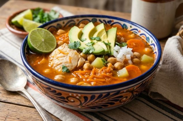 Receta de caldo de pescado con garbanzos ¡en menos de 40 minutos!