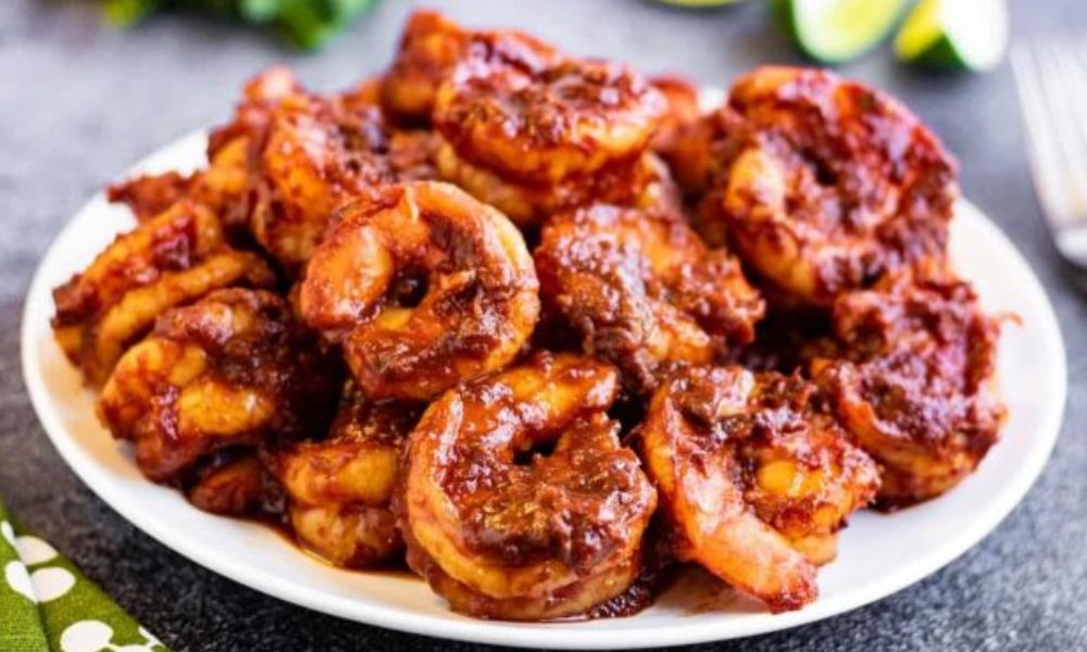 Receta de camarones a la diabla con chile morita