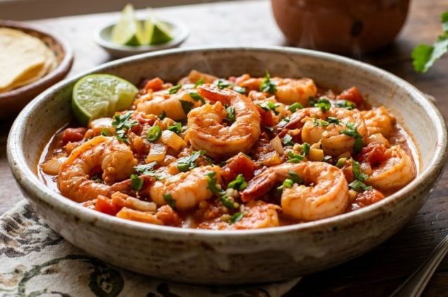 Receta de camarones a la mexicana ¡en solo 30 minutos!