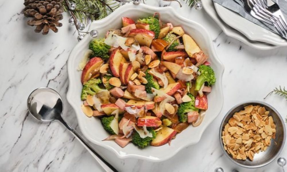 Receta de ensalada de brócoli y frutos secos