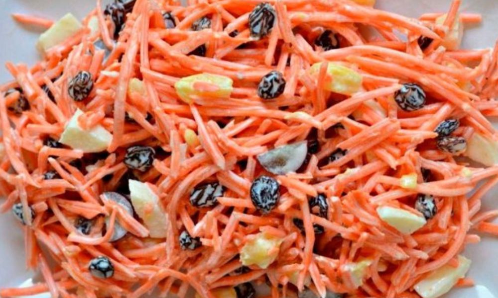 Receta de ensalada de zanahoria dulce y cremosa