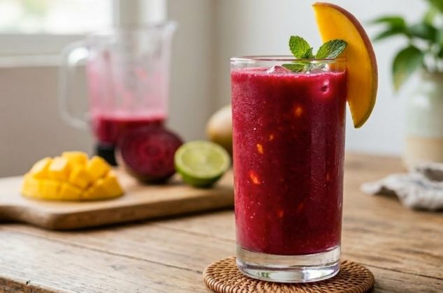Receta de jugo de betabel y mango para cuidar la salud del corazón