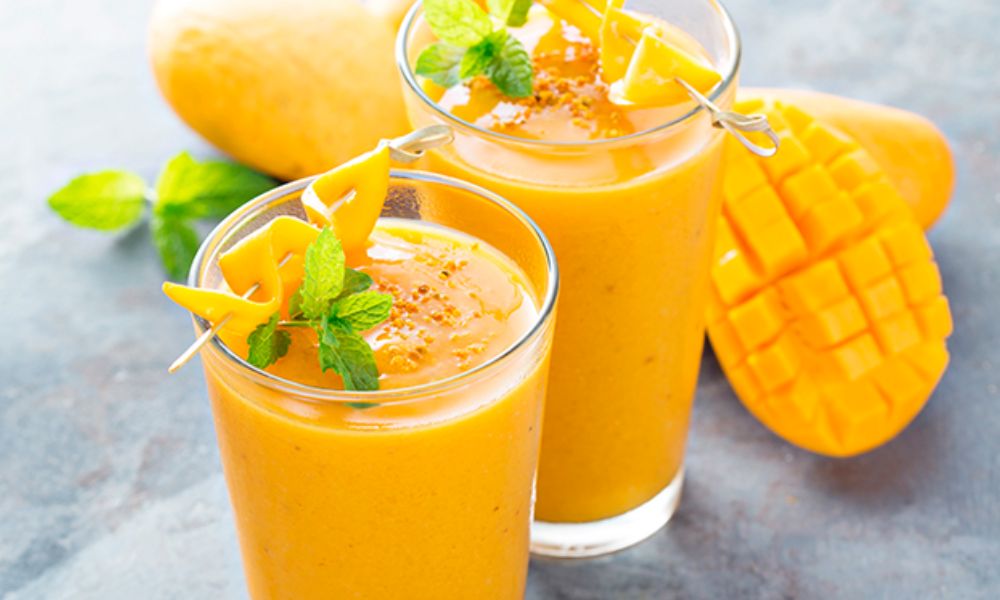 Receta de licuado de mango y avena