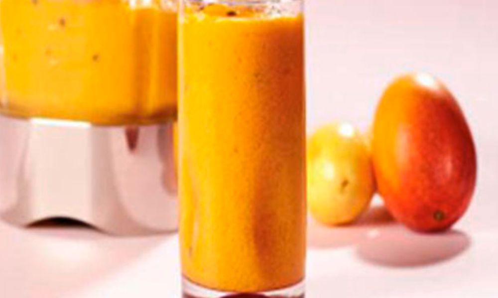 Receta de licuado de mango y maracuyá