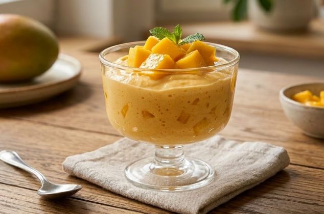 Receta de mousse de mango light ¡con solo 3 ingredientes!