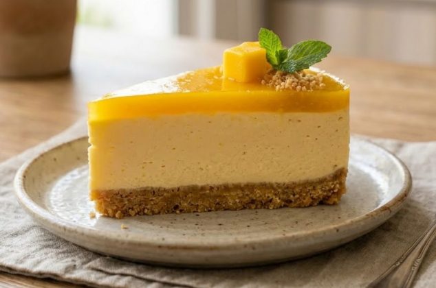 Receta de pay de mango sin horno ¡en solo 6 pasos!