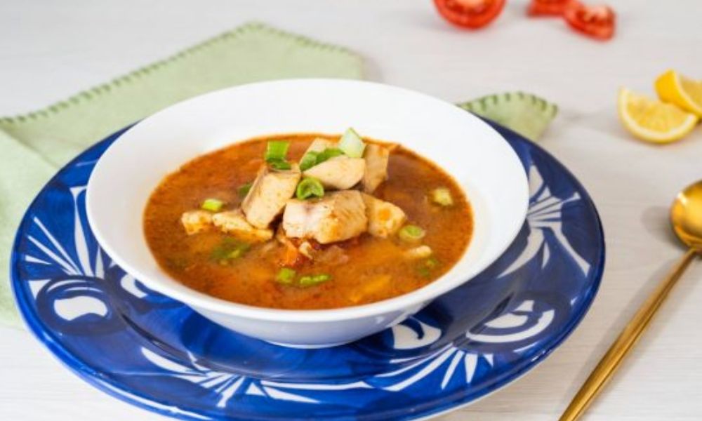 Receta de sopa de pescado con hueso casera