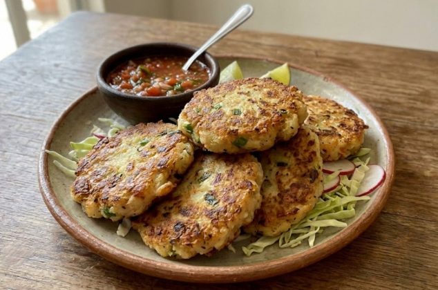 Receta de tortitas de papa con camarones ¡en solo 30 minutos!