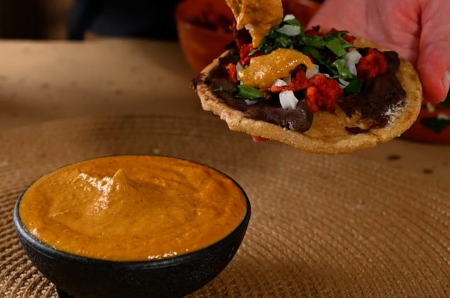 Salsa roja de habanero y chile de árbol picosa, fácil y deliciosa