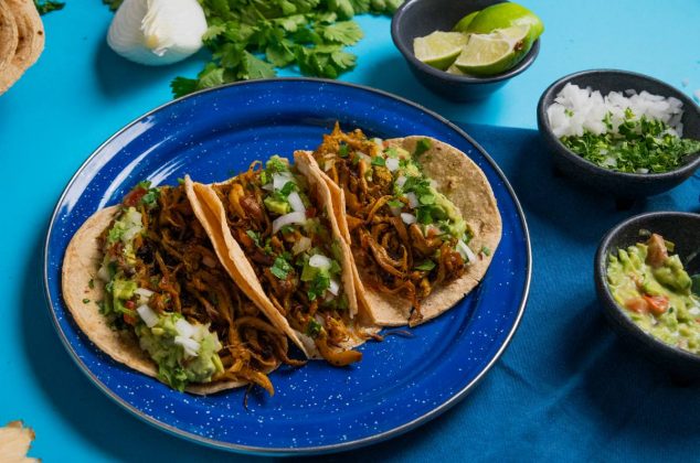 Carnitas de setas estilo taquería