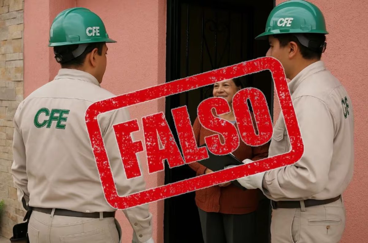 CFE alerta sobre fraudes casa por casa 