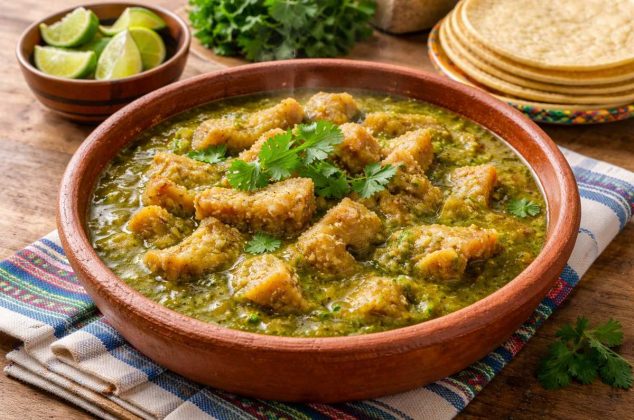3 ingredientes que quitan lo ácido al chicharrón en salsa verde