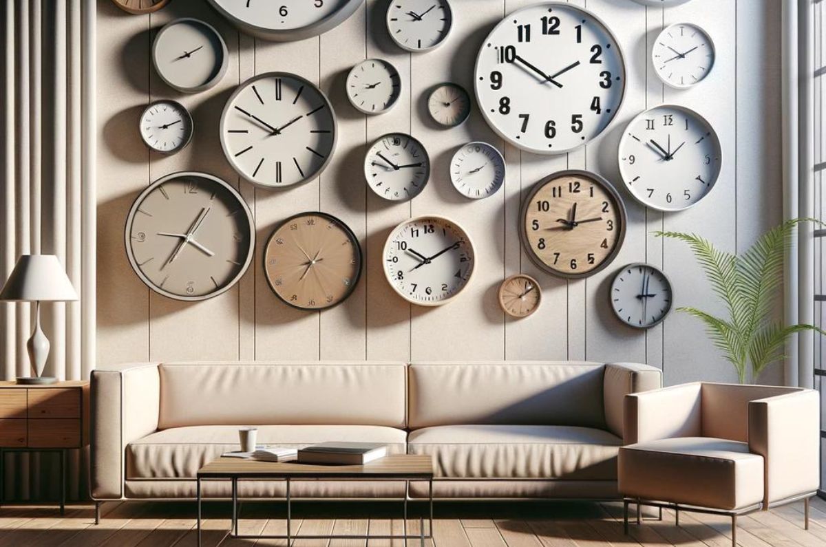 cómo colgar el reloj en la pared